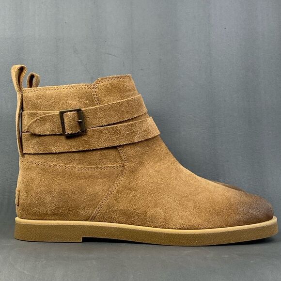 UGG Josefine Ankle Chestnut leather boot shoes woemns size 9.5